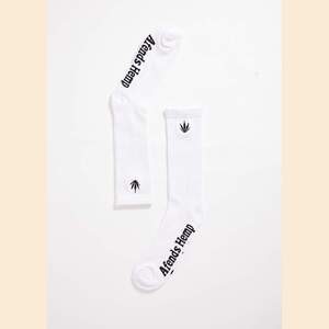 Happy Hemp - Socks One Pack - White - OS