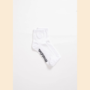 Happy Hemp - Ankle Socks One Pack - White - OS