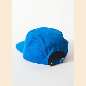 Rolled Up - Hemp Panelled Cap - Electric Blue - OS