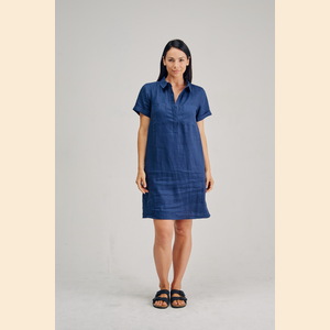 Stella - 100% Hemp Shirt Dress