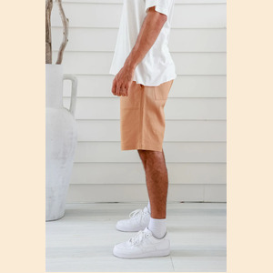 Louie - Elastic Waist Hemp Shorts