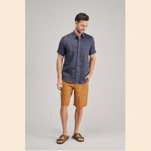 Vance - 100% Hemp Pinstripe Shirt
