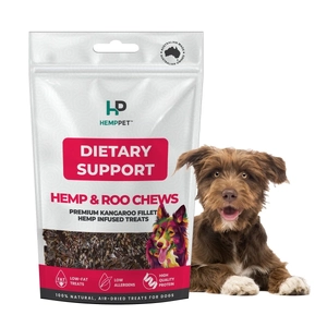 Dietary Support Hemp & Roo Chews for Dogs (100g)