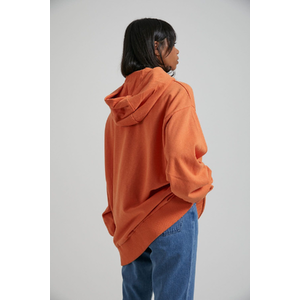 Gia - Hemp Oversized Pull On Hood - Sunset - 10