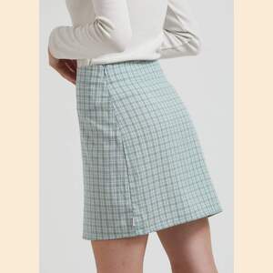 Billy - Hemp Check Mini Skirt 