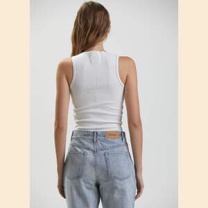 Unknown - Hemp Ribbed High Neck Tank