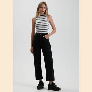 Moby - Hemp Striped High Neck Tank
