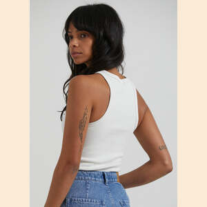 Lydia - Hemp Ribbed Singlet