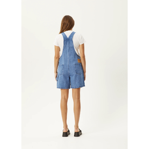 Lewi - Hemp Short Overalls - Worn Blue - 14