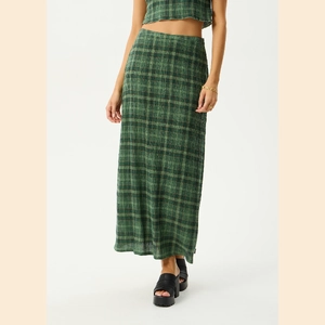 Lonnie - Hemp Seersucker Maxi Skirt 