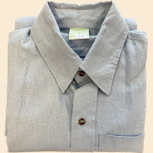 Men's Hemp Button Down Shirt - Long Sleeve