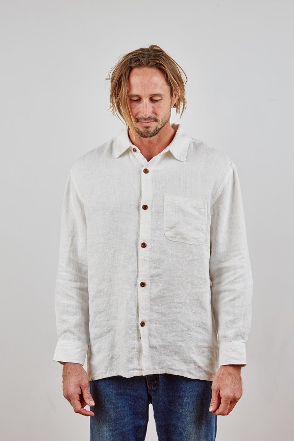 Hemp Clothing Australia - Heavy 100% Hemp Long Sleeve Shirt | Made In Hemp
