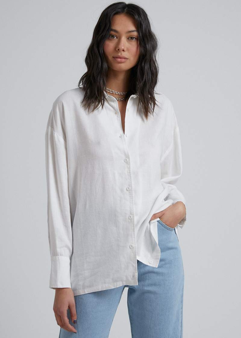 Willa - Hemp Oversized Long Sleeve Shirt