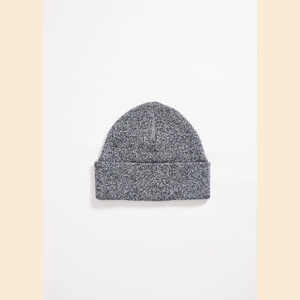White Noise - Hemp Knitted Beanie - Black Speckle - OS