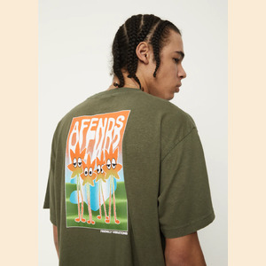 Vibrations - Hemp Boxy Graphic T-Shirt