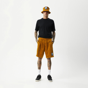 Waterfall - Hemp Corduroy Shorts - Mustard - XS
