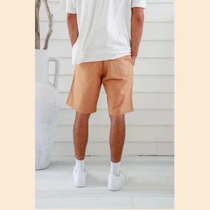 Louie - Elastic Waist Hemp Shorts