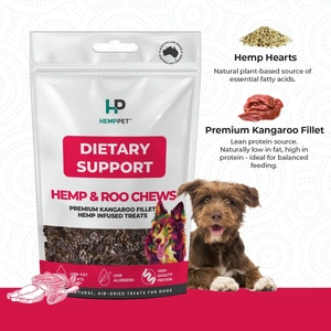 Dietary Support Hemp & Roo Chews for Dogs (100g)