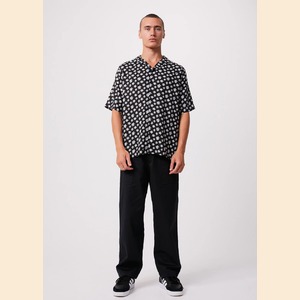 Pascale - Unisex Hemp Cuban Short Sleeve Shirt