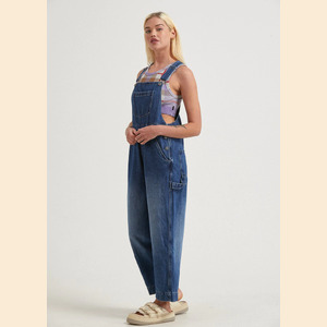 Louis - Hemp Denim Oversized Overalls