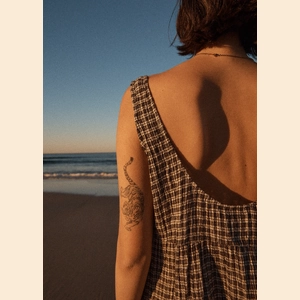 Asta Jesse - Hemp Seersucker Mini Dress