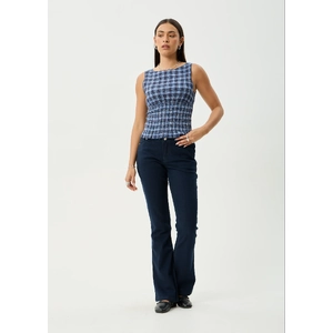 Mountains - Hemp Seersucker Sleeveless Top