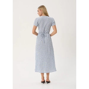 Maeve - Seersucker Maxi Dress