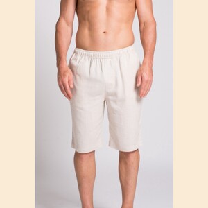 Hemp Bamboo Elastic Waist Shorts 