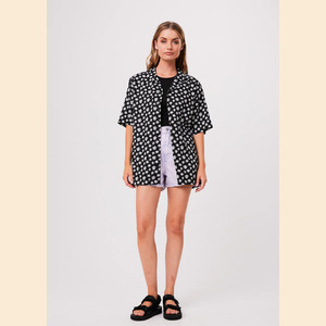 Pascale - Unisex Hemp Cuban Short Sleeve Shirt