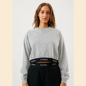 Homebase - Hemp Cropped Crew Neck Jumper