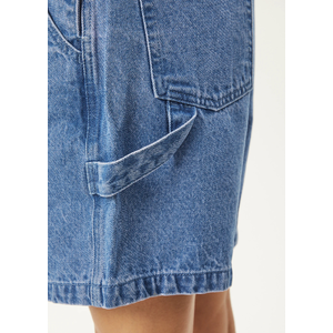 Lewi - Hemp Short Overalls - Worn Blue - 14