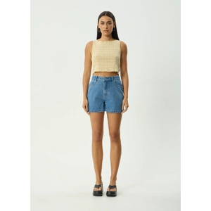 Sunday - Hemp Seersucker Sleeveless Top