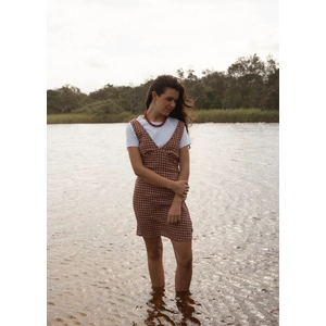 Capricorn - Seersucker Mini Dress
