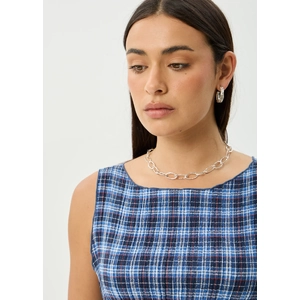 Mountains - Hemp Seersucker Sleeveless Top