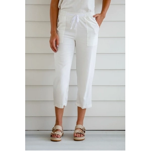 Rachel - Hemp Elastic Waist 7/8 Pants