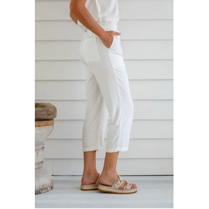 Rachel - Hemp Elastic Waist 7/8 Pants