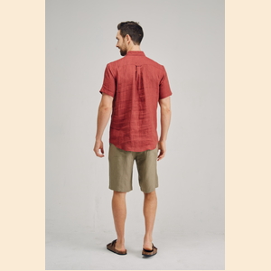 Vance - 100% Hemp Pinstripe Shirt