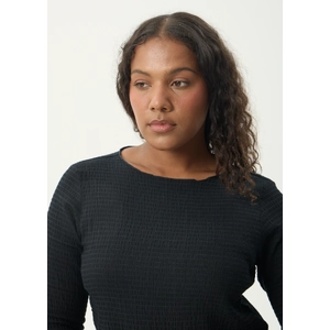 Focus - Hemp Seersucker Long Sleeve Top