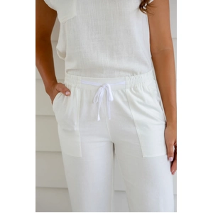 Rachel - Hemp Elastic Waist 7/8 Pants