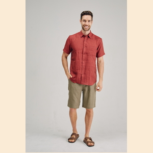 Vance - 100% Hemp Pinstripe Shirt