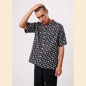 Pascale - Unisex Hemp Cuban Short Sleeve Shirt