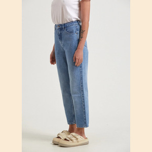 Shelby - Hemp Denim High Waist Wide Leg Jeans
