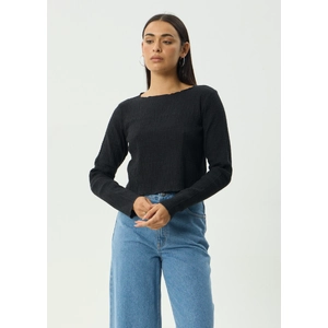 Focus - Hemp Seersucker Long Sleeve Top