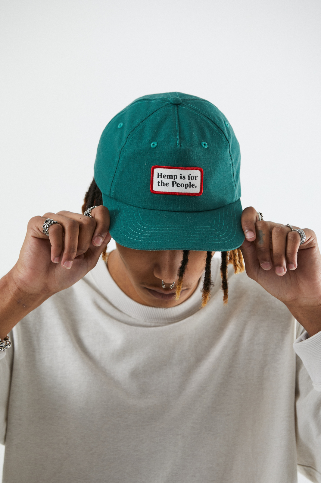 For The People - Hemp Snapback Cap - Forest