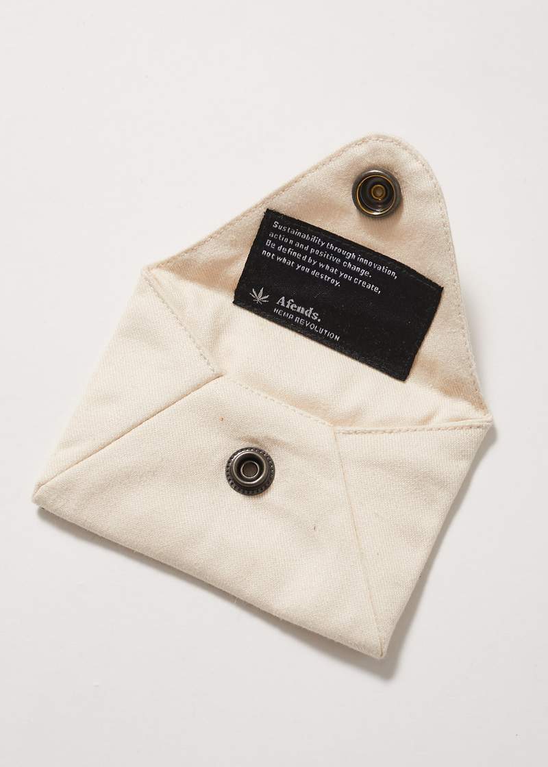 Holdall - Hemp Twill Pouch Wallet - Natural