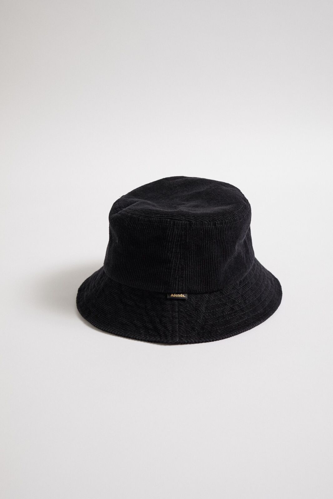 Hazel - Hemp Corduroy Bucket Hat - Raven - OS
