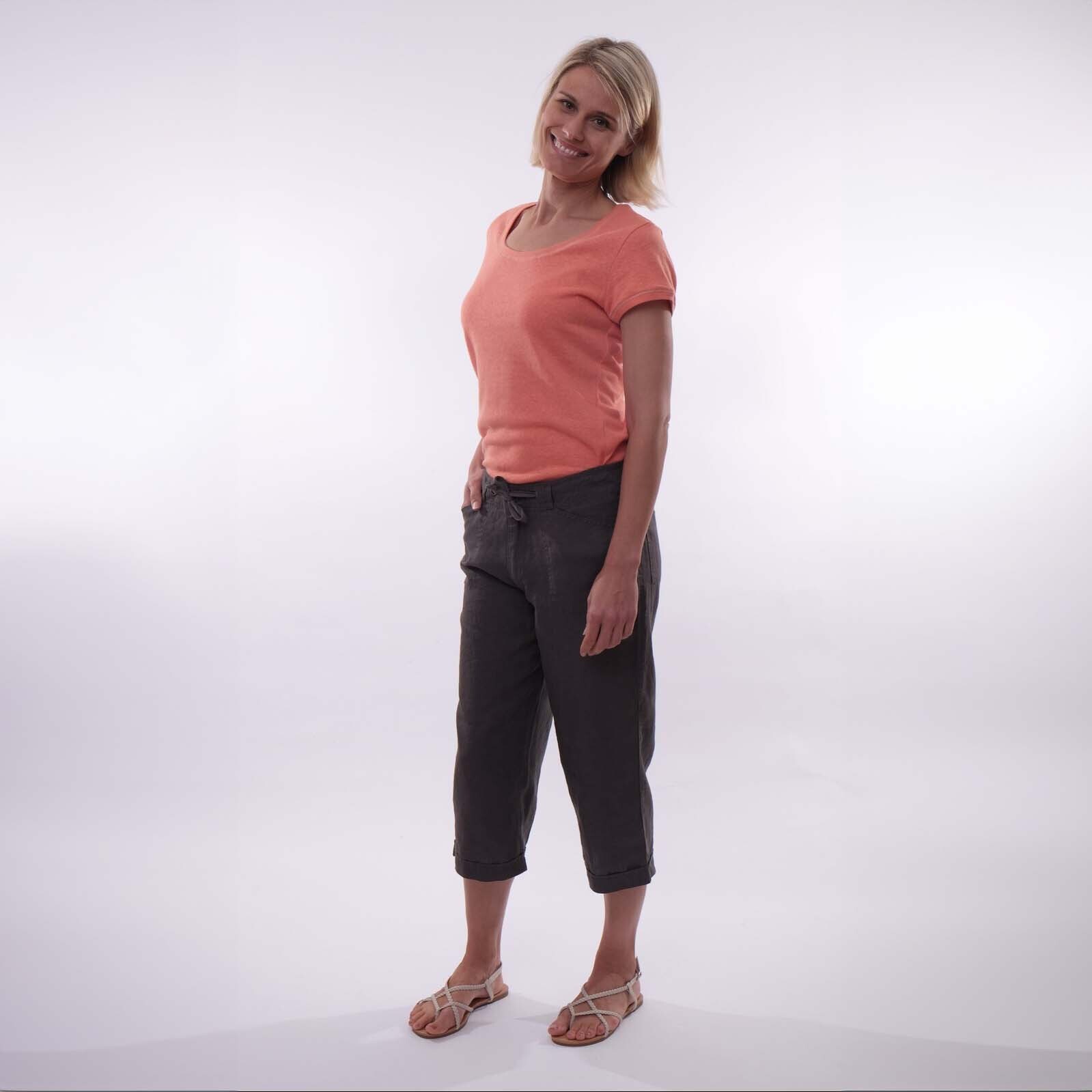 3/4 Pants Elastic Waist and pockets - Tiger – Lunasea Clothing