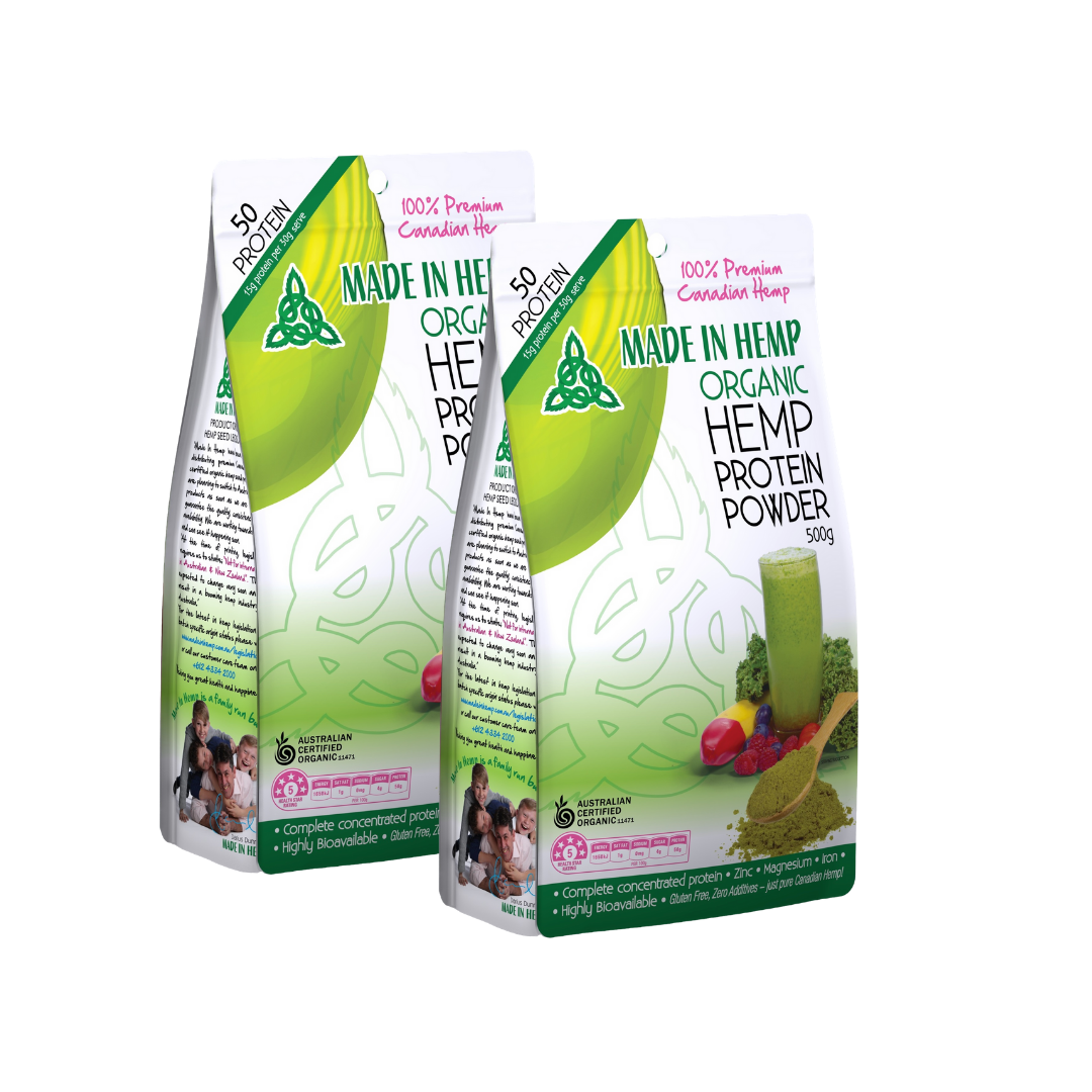 Certified Organic Hemp Protein Powder 1kg