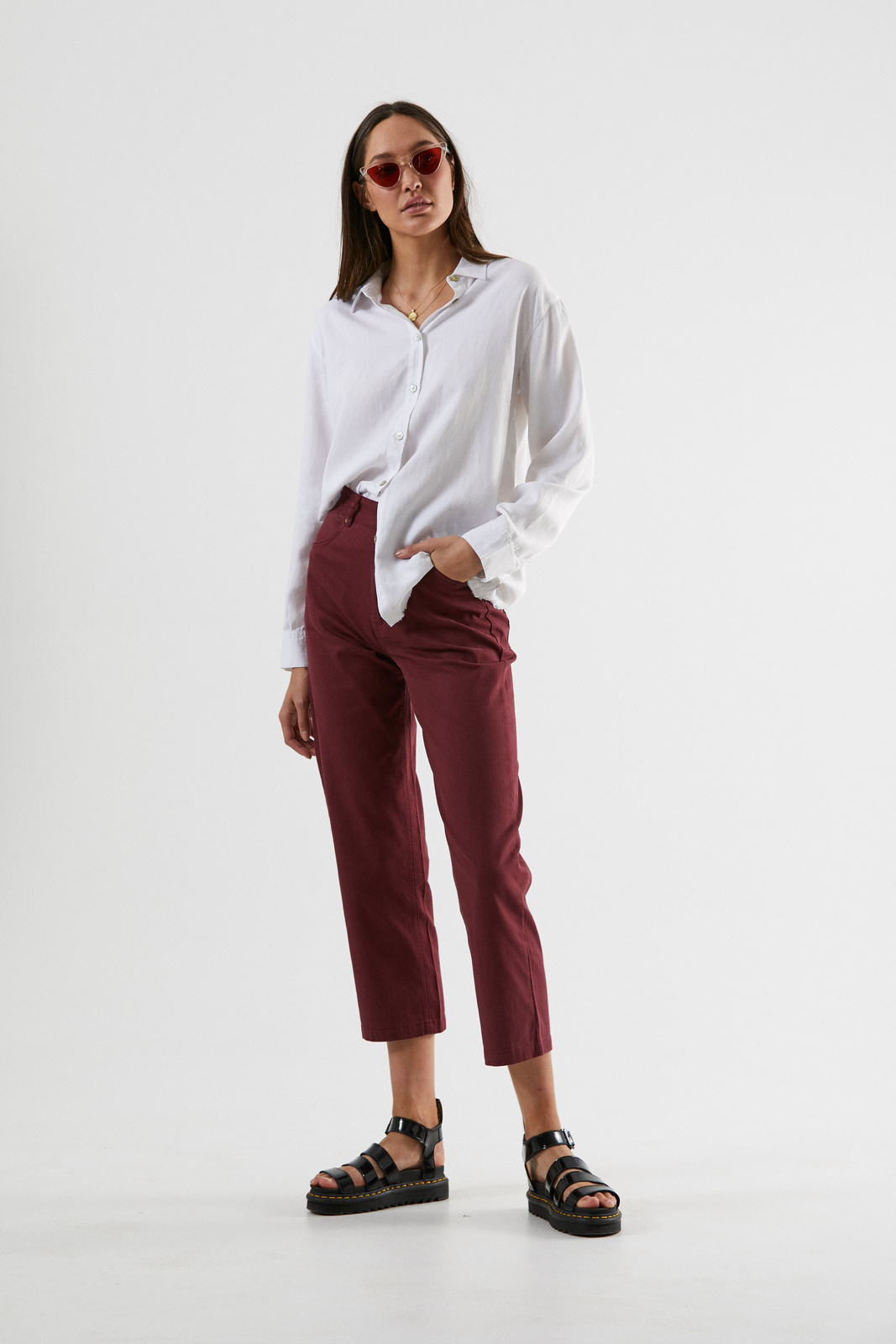 Afends - Shelby - Hemp High Waist Wide 