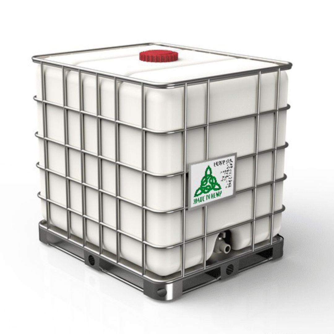 Bulk hemp seed oil packaging